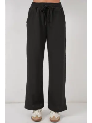 Fitilli Pantolon 30053 - Siyah