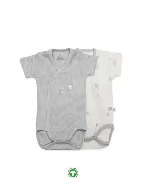 Flying Elephant 2li Yarım Kol Badi 17117 Ekru Gri