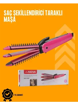 Fön İşlemine Uyumlu Sabitleyici Saç Tarağı