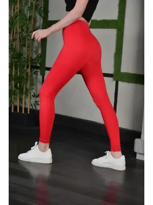 Yüksek Bel Dar Kalıp Günlük Spor Tayt