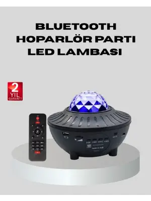 Galaxy Yıldız Projektör Çok Renkli Ayarlı Parlaklık Uzay Atmosfer Işığı