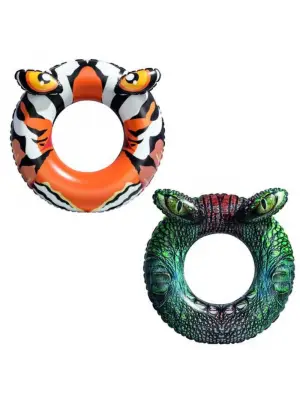 Omarı Gerçekçi Canlı Hayvan Simit Şişme Yüzme Sal Korsan Adası