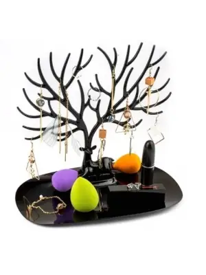 Geyik Tasarımlı Takı Standı Siyah