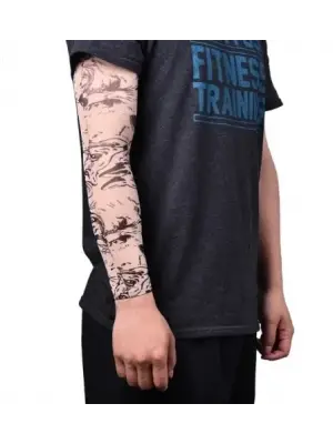 Giyilebilir Kol Dövmesi Çorap Dövme 3d Baskılı Kol Bacak Dövme 2 Adet Model 25