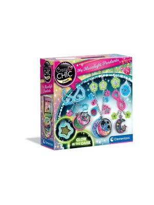 Omarı Ayışığı Desenli Crazy Chic Kolye Seti