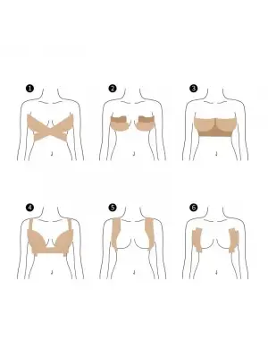 Göğüs Dikleştirme Bandı S Beden 2.5 Cm.