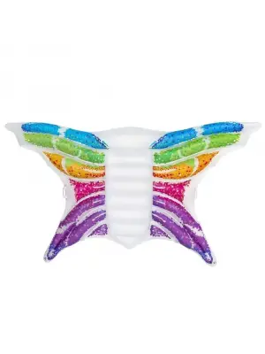 Omarı Renkli Kelebek Şekilli Yatak Örtüsü