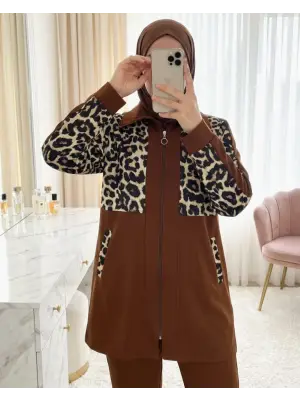 Modern Fermuarlı Pantolonlu Takım