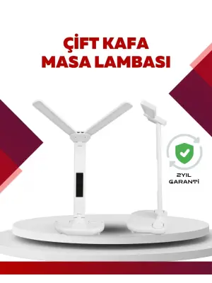 Göz Koruyucu Led Okuma Lambası | Titreşimsiz Işık, Kalemlik Ve Stand Fonksiyonlu