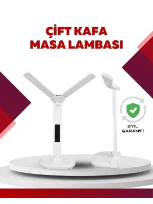 Göz Koruyucu Led Okuma Lambası | Titreşimsiz Işık, Kalemlik Ve Stand Fonksiyonlu