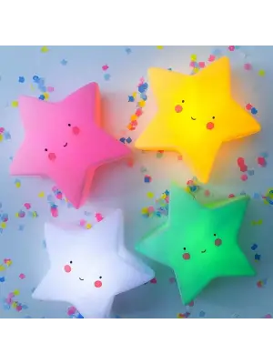 Gülen Yıldız Tasarımlı Led Işıklı Masa Lambası