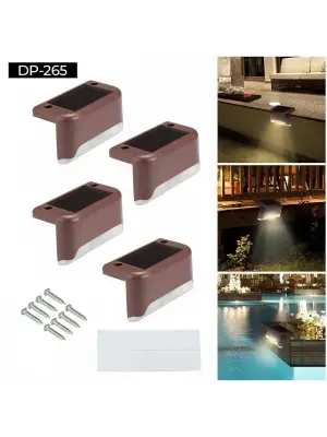 Güneş Enerjili Köşe Lambası4 4lü