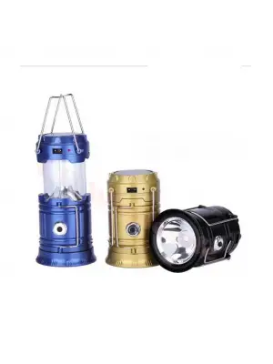 Omarı Güneş Enerjili Şarj Edilebilir Kamp Feneri