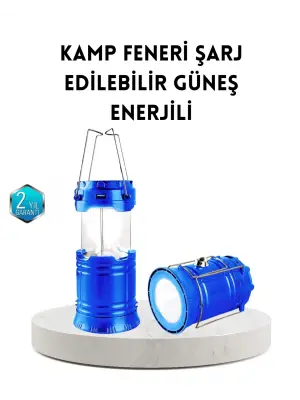 Güneş Enerjisiyle Çalışan Kamp Feneri Hafif Portatif Uzun Ömürlü