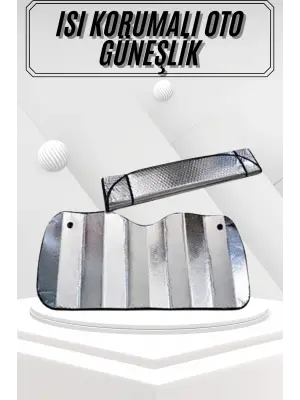 Güneşlik Koruyucu Perde Metalize Oto Araç Araba Güneşliği Ön Cam Güneşliği