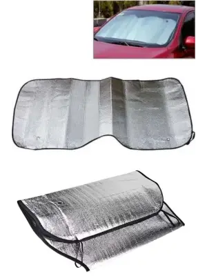 Güneşlik Koruyucu Perde Metalize Oto Araç Araba Güneşliği Ön Cam Güneşliği