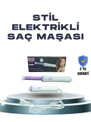 Gw 32mm Döner Başlıklı Saç Kıvırma Makinesi – Her An Her Yerde Profesyonel Şekillendirme