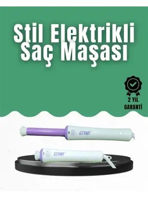 Gw Taşınabilir Saç Maşası – 360° Döner Kablo, Negatif İyonlu Seramik Teknoloji