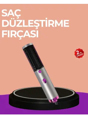 Hacim Veren Ve Saç Elektriklenmesini Önleyen Sıcak Hava Fırçası