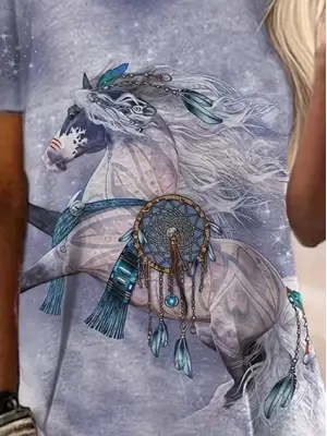 Omarı Şık Bisiklet Yaka Salaş Bluz