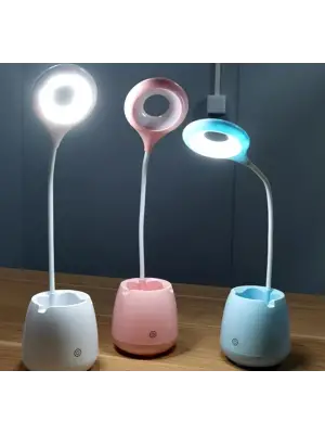 Halka Led Usb Şarjlı Masa Lambası