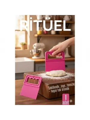 Hamur Kesici Kazıyıcı ve Spatula  - Esnek Yapı ile Unlu Mamul Hazırlığı İçin Pratik Yardımcı