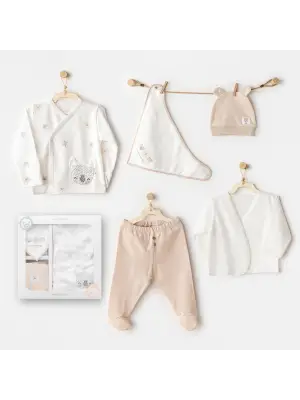 Happy Animals 5li Hastane Çıkışı Ekru