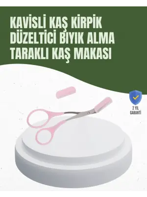 Hassas Kesim İçin Kavisli Yüz Bakım Makası