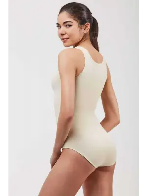 Omarı Dikişsiz Slip Body Geniş Askılı Kadın İç Çamaşırı