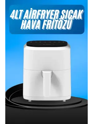 Hava Fritözü 4l Airfryer Pratik Uzun Ömürlü Yağsız Pişirme Taşınabilir