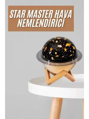 Hava Nemlendirici Led Işıklı Gece Lambası Yıldız Görünümlü Renk Değiştiren