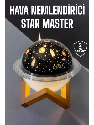 Hava Nemlendirici Projeksiyon Görünümlü Usb Bağlantılı Aromaterapi