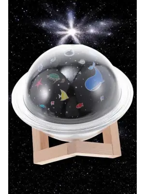 Hava Nemlendirici Projeksiyon Görünümlü Usb Bağlantılı Aromaterapi