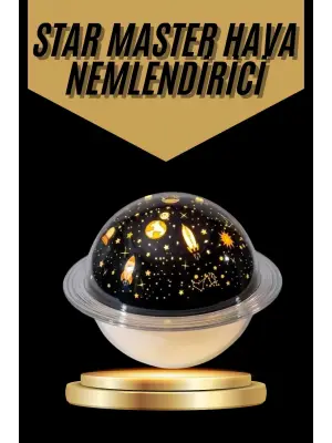 Hava Nemlendirici Renk Değiştiren Oda Kokusu Yıldızlı Projektör