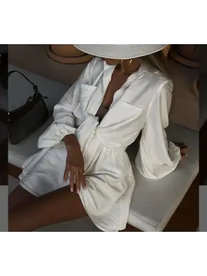 Omarı Denim Detaylı Şortlu Takım