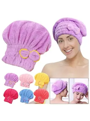 Havlu Saç Kurutma Bonesi