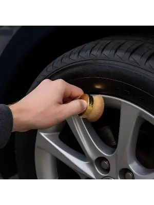 Hazneli Lastik Parlatma Fırçası