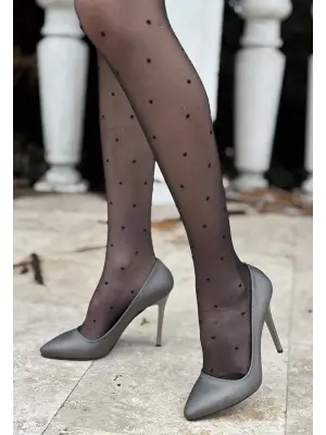 Zarif Saten Stiletto Ayakkabı