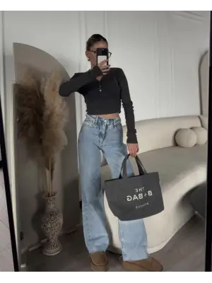 Omarı Hızlı Kuruyan Crop Üst