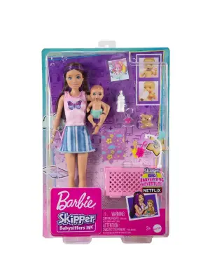 Omarı Mavi Saçlı Skipper Bebek Bakıcısı ve Oyun Seti