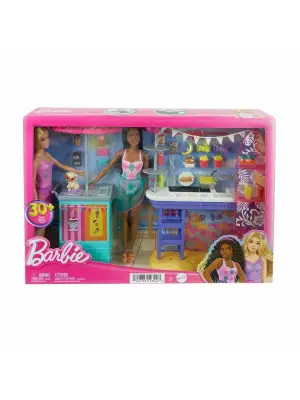 HNK99 Barbie Brooklyn ve Malibunun Sahildeki Yiyecek Standı