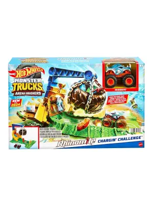 HTP18 Hot Wheels Monster Trucks Arenada Rhinomite Mücadelesi