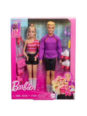 HXK90 Barbie ve Ken 65. Yıl 2li Parti Bebekler