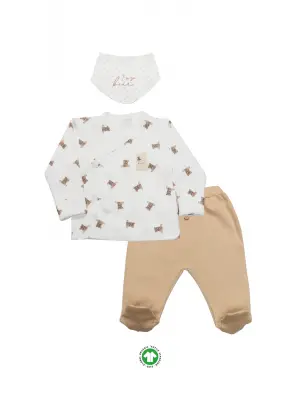 I Am So Bear 3lü Takım 13103 Bej-ekru
