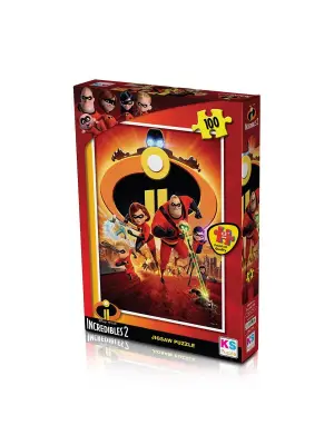 INC714 KS Incredibles / 100 Parça Puzzle