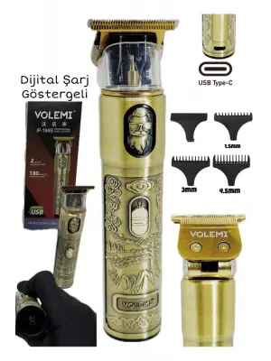 Ip-1949 Şarj Göstergeli Sakal Lazer Öncesi Vücut Ense Çizim Kişisel Bakım Aletleri Sıfıra Yakın Tıraş