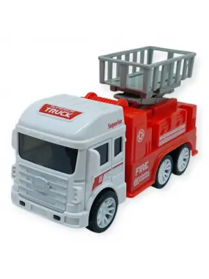 İş Makinaları Serisi - Sürtmeli İtfaiye Aracı 12 cm  - Asansör