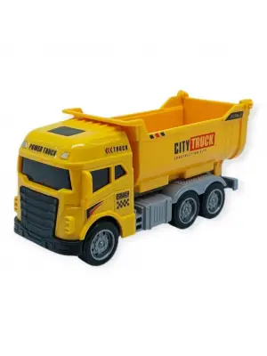 İş Makinaları Serisi - Sürtmeli Kamyon 12 cm  - 3624