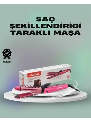 Isı Koruyucu Ve Sabitleyici Özellikli Profesyonel Saç Maşası
