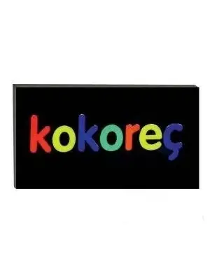 Işıklı Tak Çalıştır Hazır Tabela Kokoreç